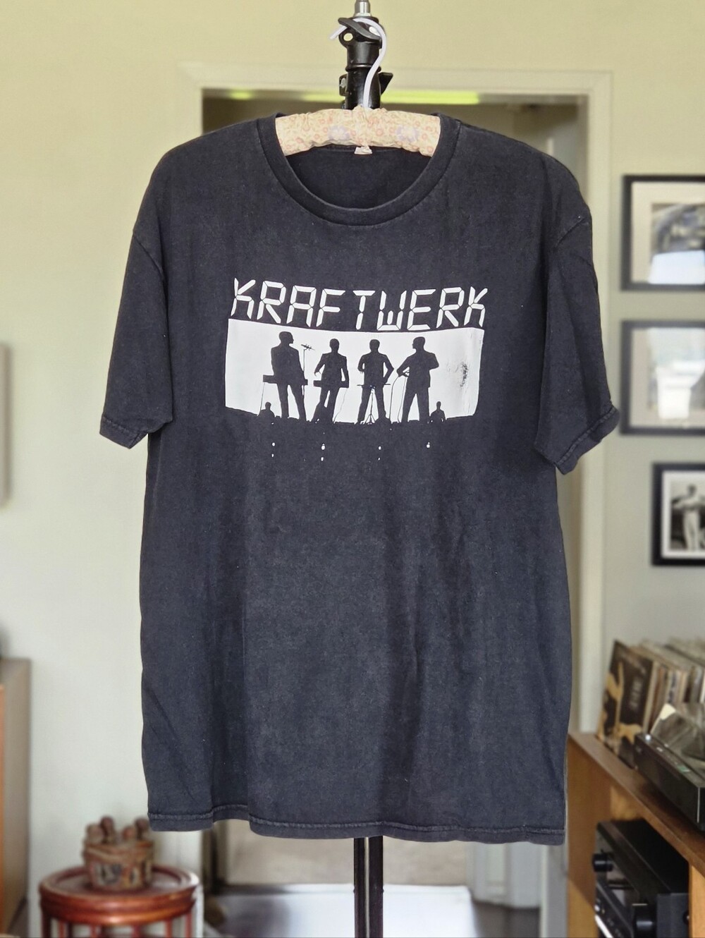 Kraftwerk Electronic Techno Band Tee in Black
